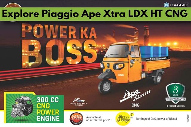 Piaggio Ape Xtra LDX HT CNG Auto Price And Spec: What Makes It A Top-Class Three-Wheeler In Its Segment?