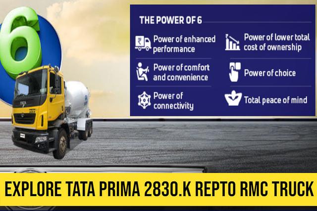 Tata Prima 2830.K REPTO RMC Truck With Cummins ISBe 6.7L BS6 Engine, Engine Brake, LED Tail Lamps, Air Conditioning, Front Blind Spot Mirror- Everything You Need To Know