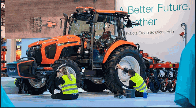 KUBOTA's AgriRobo M5002 Autonomous Tractor for Fruit and Vegetable Growers