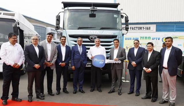 Tata Motors delivers eco-friendly vehicles to Tata Steel