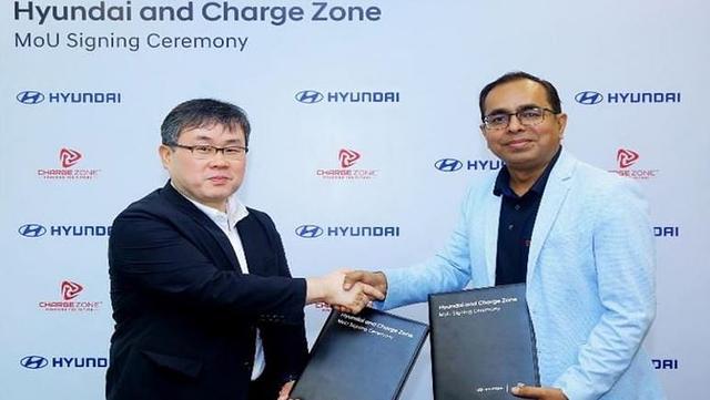 Hyundai Motor India Partners with Charge Zone for EV Chargers