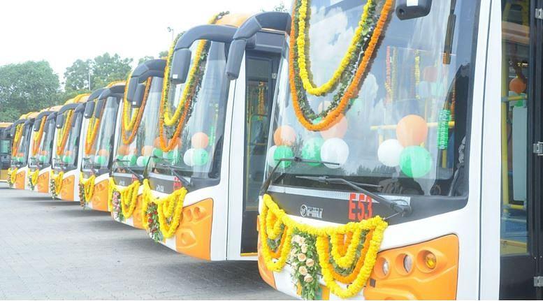 PMI Electro Mobility Launches 22 New Electric Buses in Rajkot: A Step Towards Sustainable Transportation