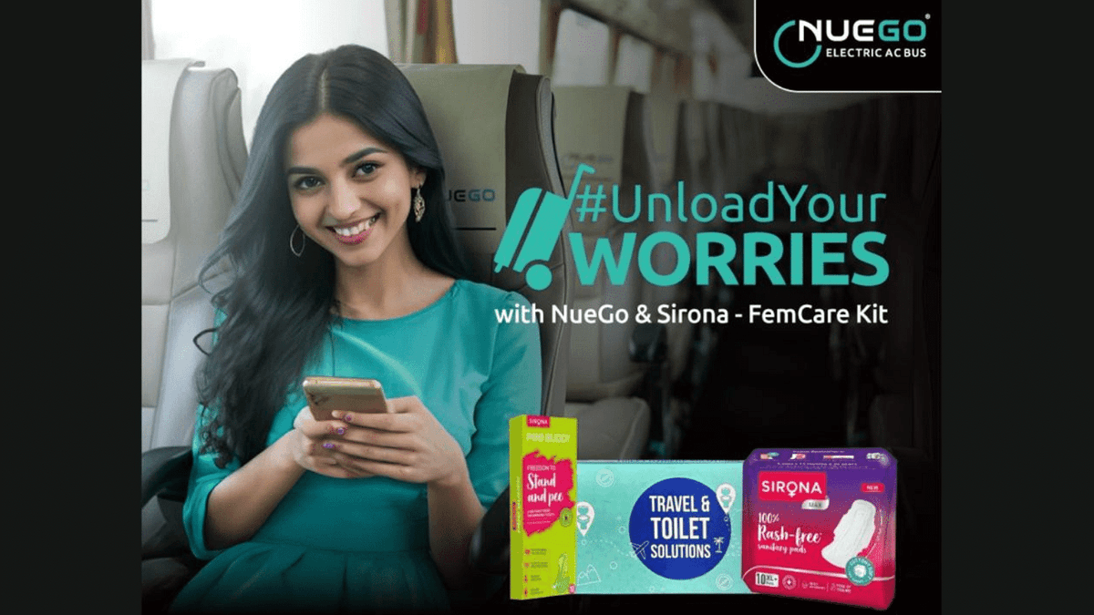 NueGo and Sirona Partner to Enhance Women’s Comfort in Intercity Travel