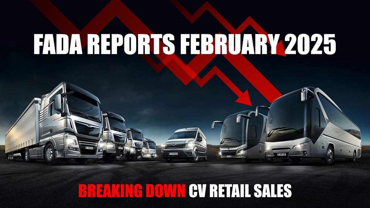 Commercial Vehicle Retail Sales Decline by 8.6% in February 2025: FADA Report