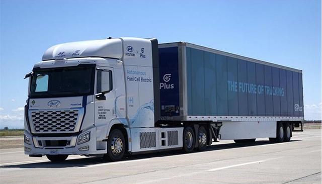 Hyundai Motor and Plus unveil first Level 4 autonomous fuel cell electric truck in the U.S.
