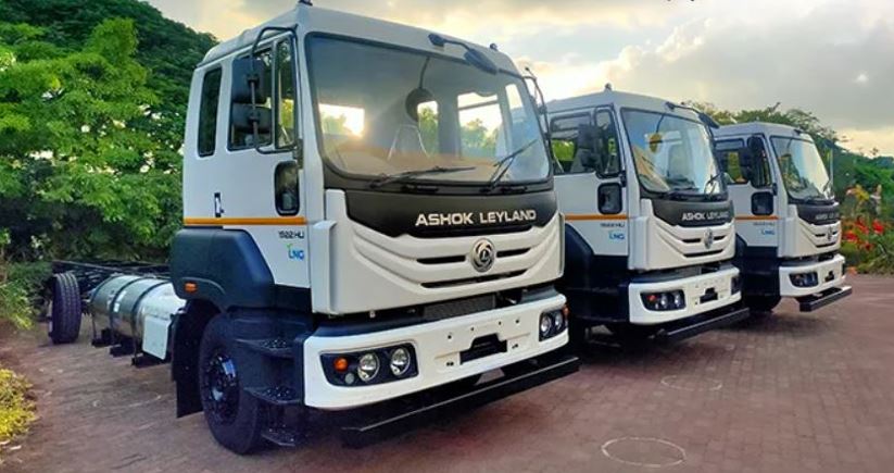 Ashok leyland LNG truck